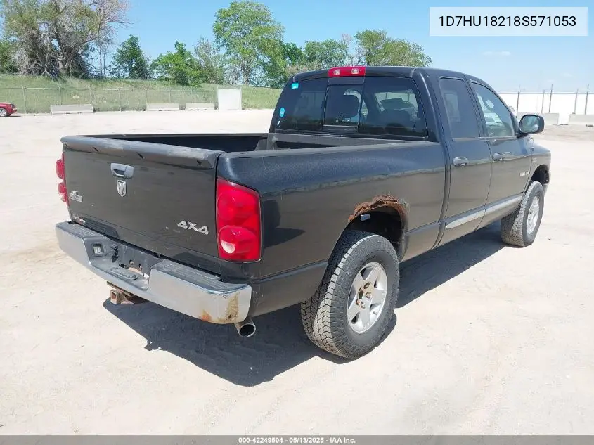 2008 Dodge Ram 1500 Slt VIN: 1D7HU18218S571053 Lot: 42249504