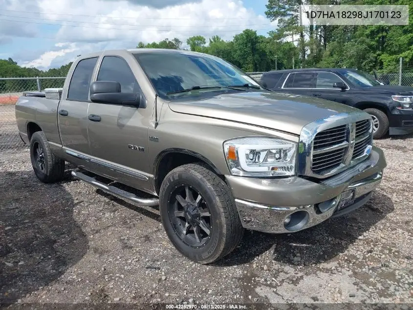2008 Dodge Ram 1500 Slt VIN: 1D7HA18298J170123 Lot: 42252970