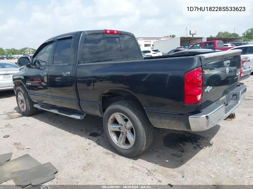 2008 Dodge Ram 1500 Slt VIN: 1D7HU18228S533623 Lot: 42591201