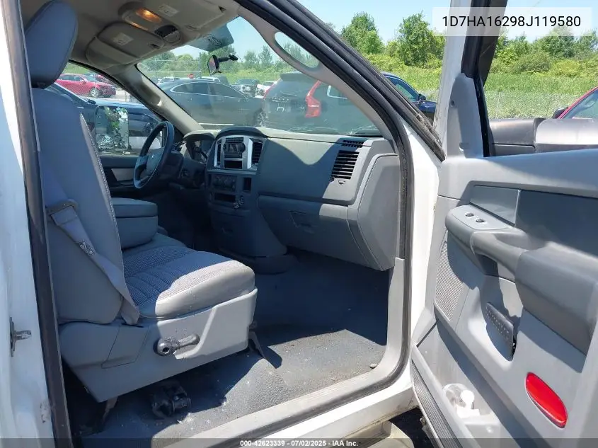 2008 Dodge Ram 1500 Slt VIN: 1D7HA16298J119580 Lot: 42623339