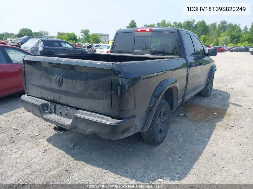 2009 Dodge Ram 1500 Slt/Sport VIN: 1D3HV18T39S820249 Lot: 12309718