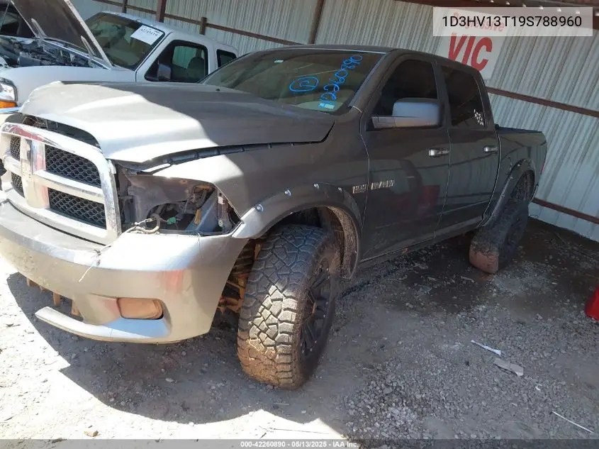 2009 Dodge Ram 1500 Slt/Sport/Trx VIN: 1D3HV13T19S788960 Lot: 42260890