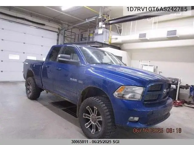 2010 Dodge Ram 1500 VIN: 1D7RV1GT6AS242785 Lot: 30065811