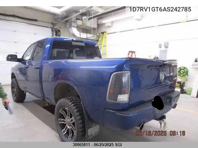 2010 Dodge Ram 1500 VIN: 1D7RV1GT6AS242785 Lot: 30065811