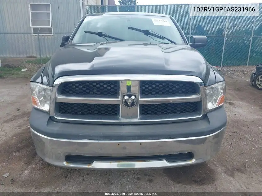 2010 Dodge Ram 1500 St VIN: 1D7RV1GP6AS231966 Lot: 42257929