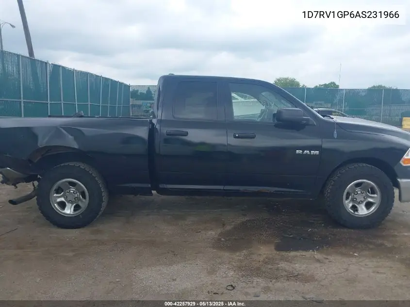 2010 Dodge Ram 1500 St VIN: 1D7RV1GP6AS231966 Lot: 42257929