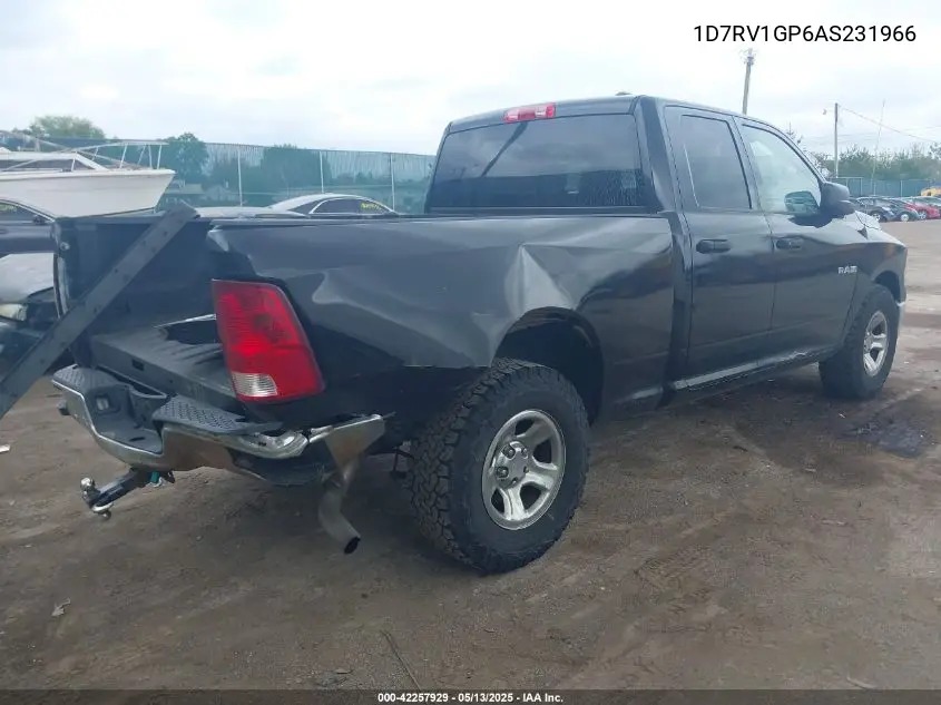 2010 Dodge Ram 1500 St VIN: 1D7RV1GP6AS231966 Lot: 42257929
