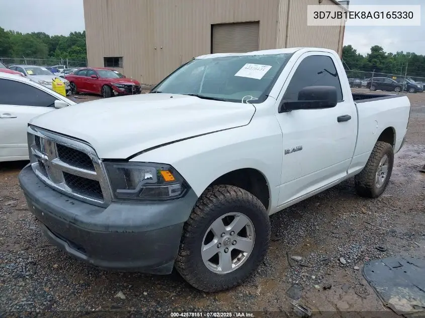 2010 Dodge Ram 1500 St VIN: 3D7JB1EK8AG165330 Lot: 42578151