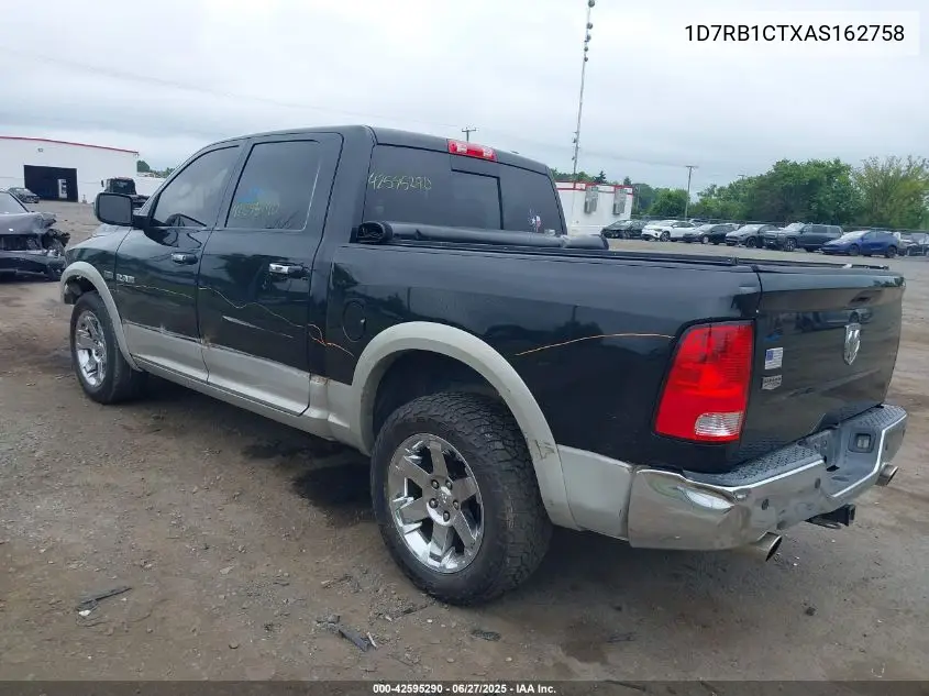 2010 Dodge Ram 1500 Laramie VIN: 1D7RB1CTXAS162758 Lot: 42595290