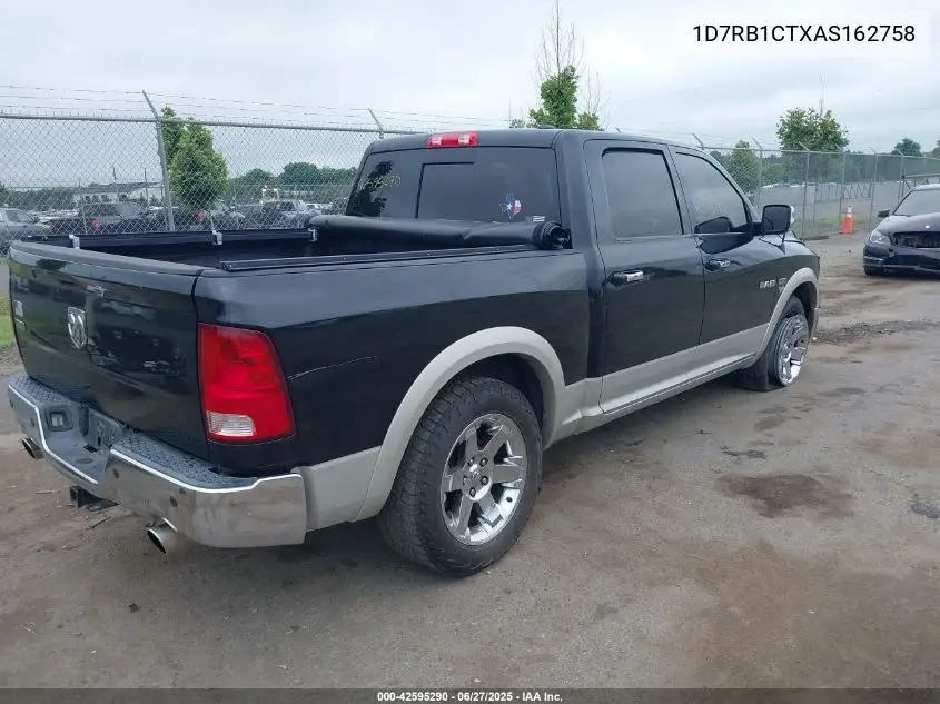 2010 Dodge Ram 1500 Laramie VIN: 1D7RB1CTXAS162758 Lot: 42595290
