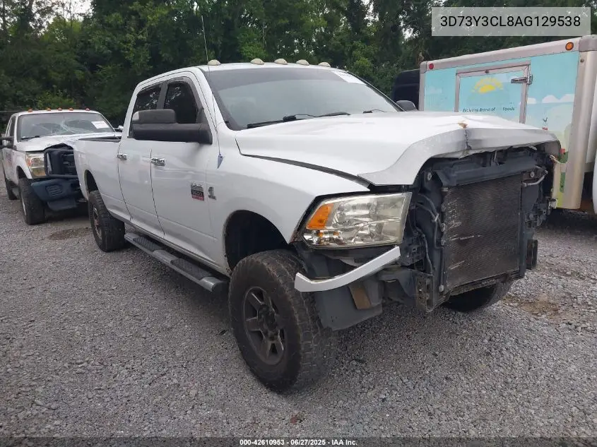 2010 Dodge Ram 3500 VIN: 3D73Y3CL8AG129538 Lot: 42610953