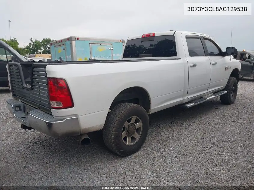 2010 Dodge Ram 3500 VIN: 3D73Y3CL8AG129538 Lot: 42610953