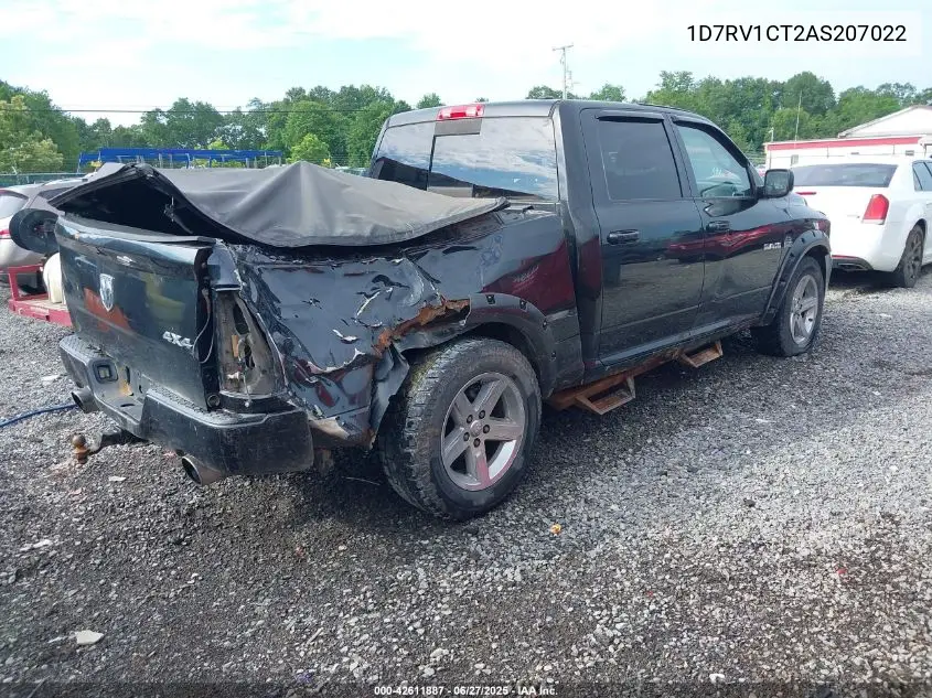 2010 Dodge Ram 1500 Slt/Sport/Trx VIN: 1D7RV1CT2AS207022 Lot: 42611887
