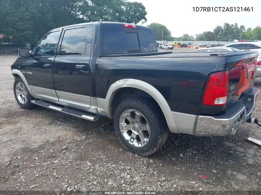 2010 Dodge Ram 1500 Laramie VIN: 1D7RB1CT2AS121461 Lot: 42615319