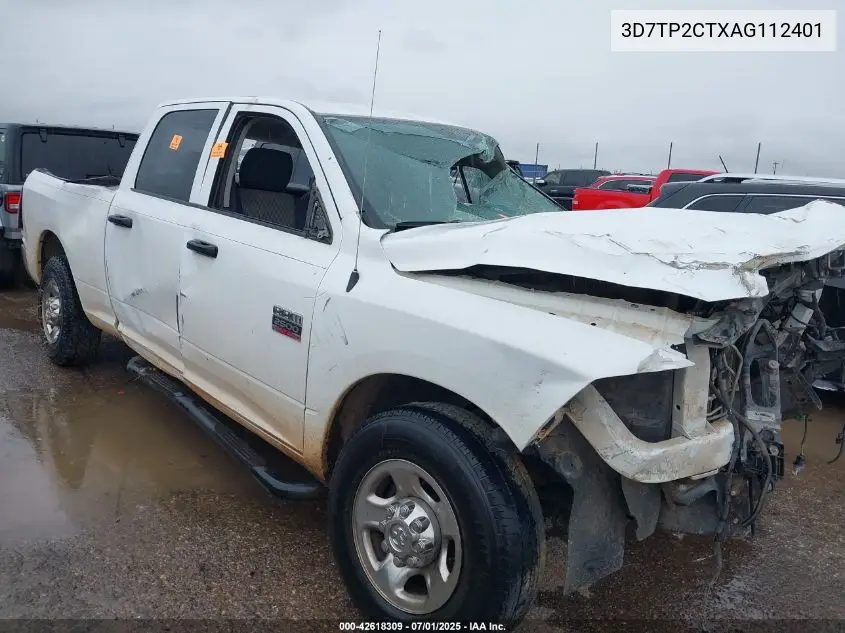 2010 Dodge Ram 2500 St VIN: 3D7TP2CTXAG112401 Lot: 42618309