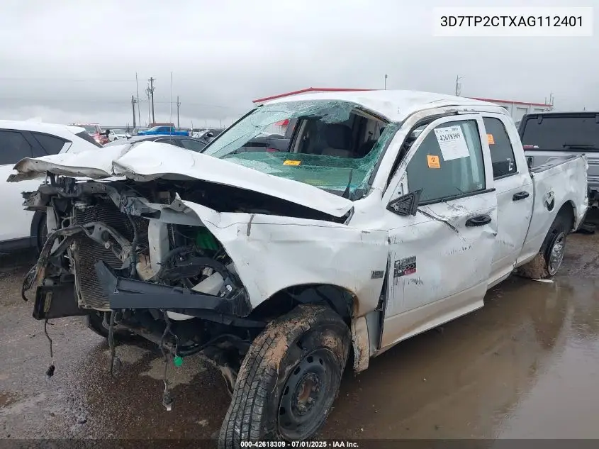 2010 Dodge Ram 2500 St VIN: 3D7TP2CTXAG112401 Lot: 42618309