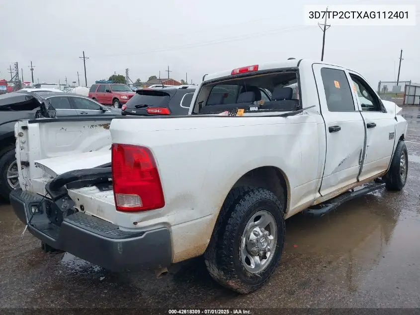 2010 Dodge Ram 2500 St VIN: 3D7TP2CTXAG112401 Lot: 42618309