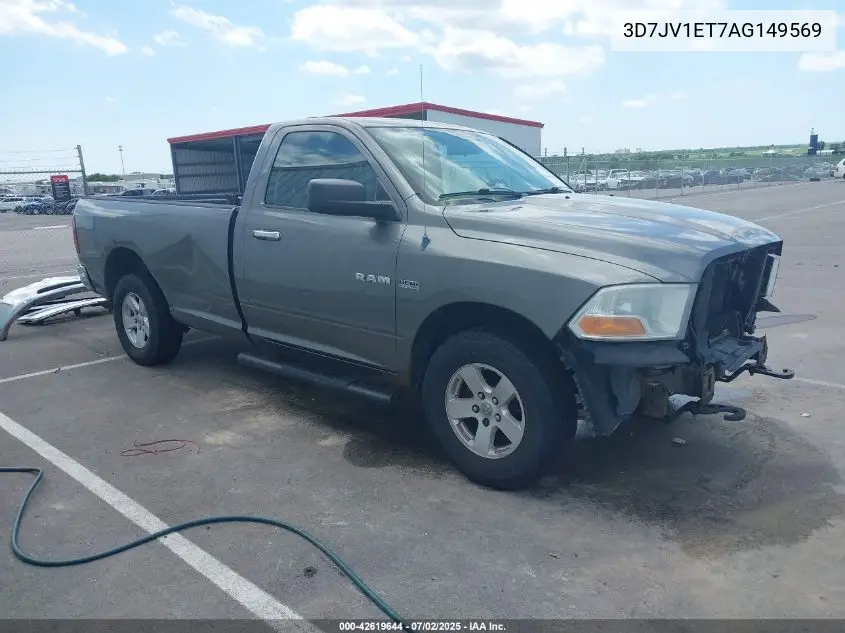 2010 Dodge Ram 1500 Slt/Trx VIN: 3D7JV1ET7AG149569 Lot: 42619644