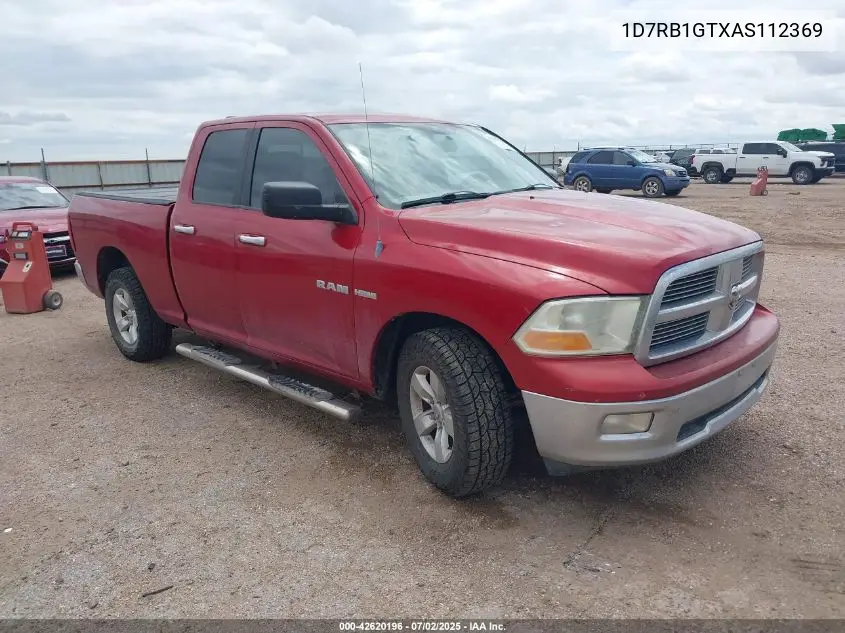 2010 Dodge Ram 1500 Slt/Sport/Trx VIN: 1D7RB1GTXAS112369 Lot: 42620196