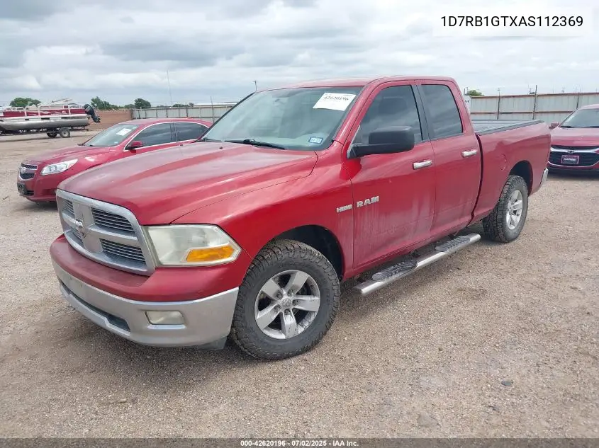 2010 Dodge Ram 1500 Slt/Sport/Trx VIN: 1D7RB1GTXAS112369 Lot: 42620196