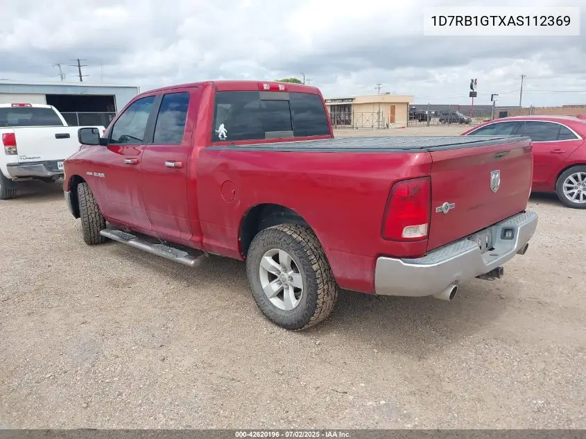 2010 Dodge Ram 1500 Slt/Sport/Trx VIN: 1D7RB1GTXAS112369 Lot: 42620196