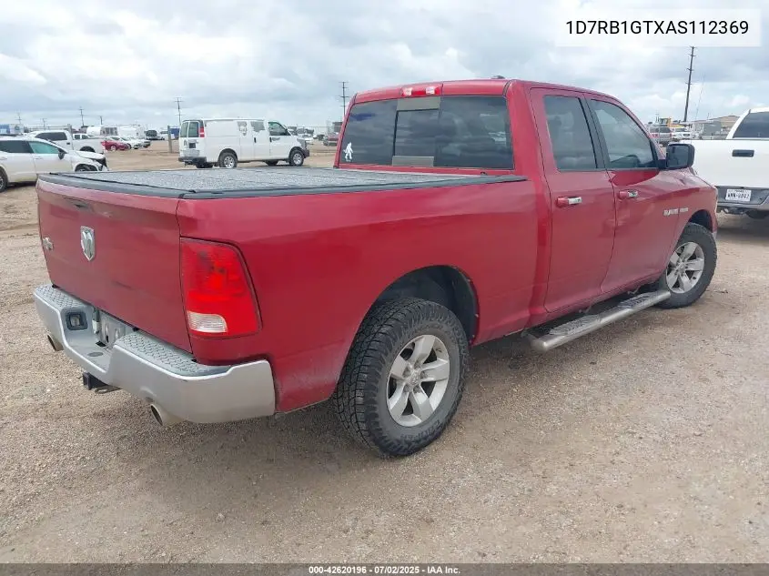 2010 Dodge Ram 1500 Slt/Sport/Trx VIN: 1D7RB1GTXAS112369 Lot: 42620196
