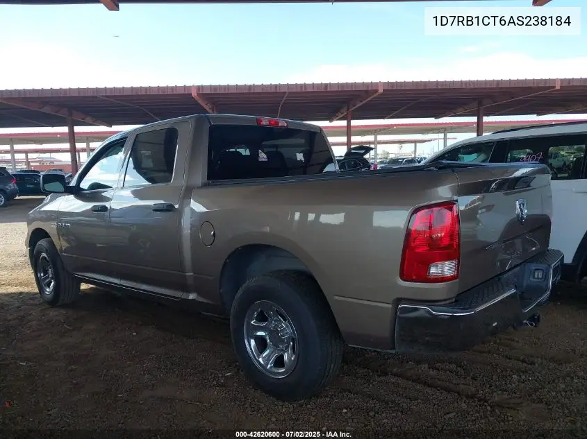 2010 Dodge Ram 1500 St VIN: 1D7RB1CT6AS238184 Lot: 42620600