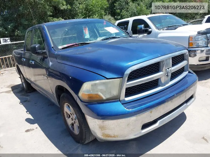 2010 Dodge Ram 1500 Slt/Sport/Trx VIN: 1D7RB1GP3AS206273 Lot: 42621358