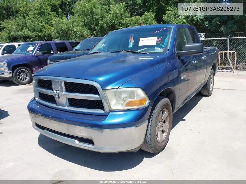2010 Dodge Ram 1500 Slt/Sport/Trx VIN: 1D7RB1GP3AS206273 Lot: 42621358