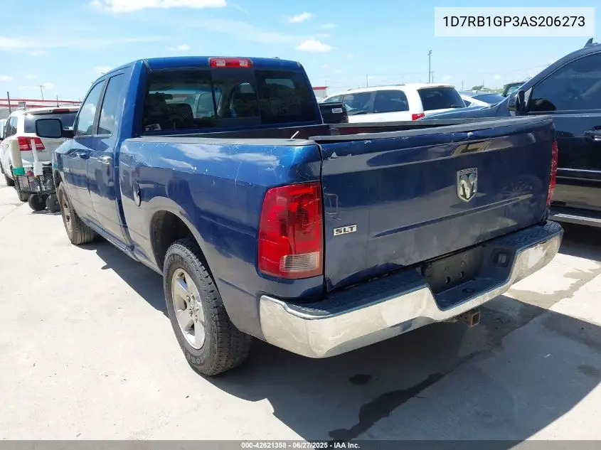 2010 Dodge Ram 1500 Slt/Sport/Trx VIN: 1D7RB1GP3AS206273 Lot: 42621358