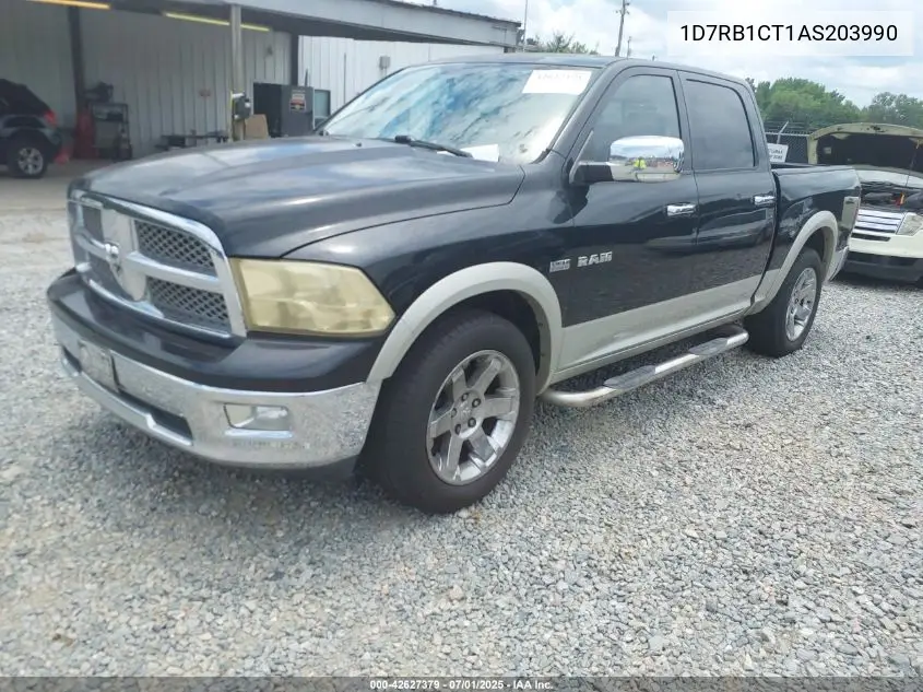 2010 Dodge Ram 1500 Laramie VIN: 1D7RB1CT1AS203990 Lot: 42627379