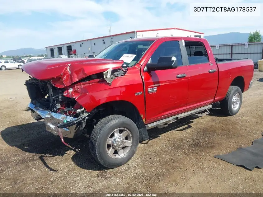2010 Dodge Ram 2500 Slt/Power Wagon VIN: 3D7TT2CT8AG178537 Lot: 42655452