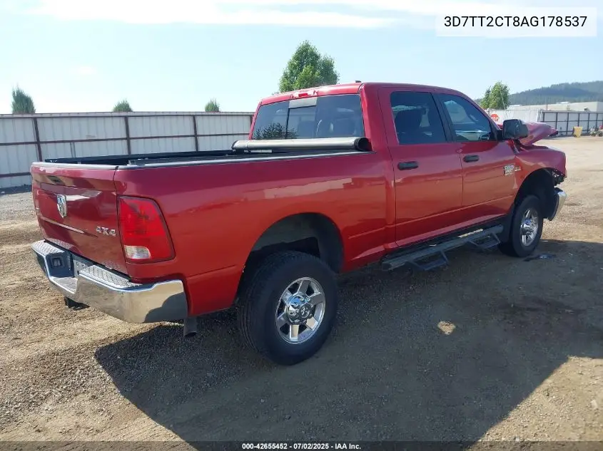 2010 Dodge Ram 2500 Slt/Power Wagon VIN: 3D7TT2CT8AG178537 Lot: 42655452