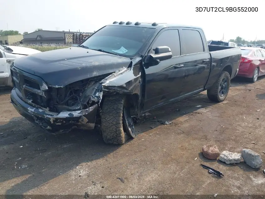 2011 Ram Ram 2500 Slt VIN: 3D7UT2CL9BG552000 Lot: 42411900