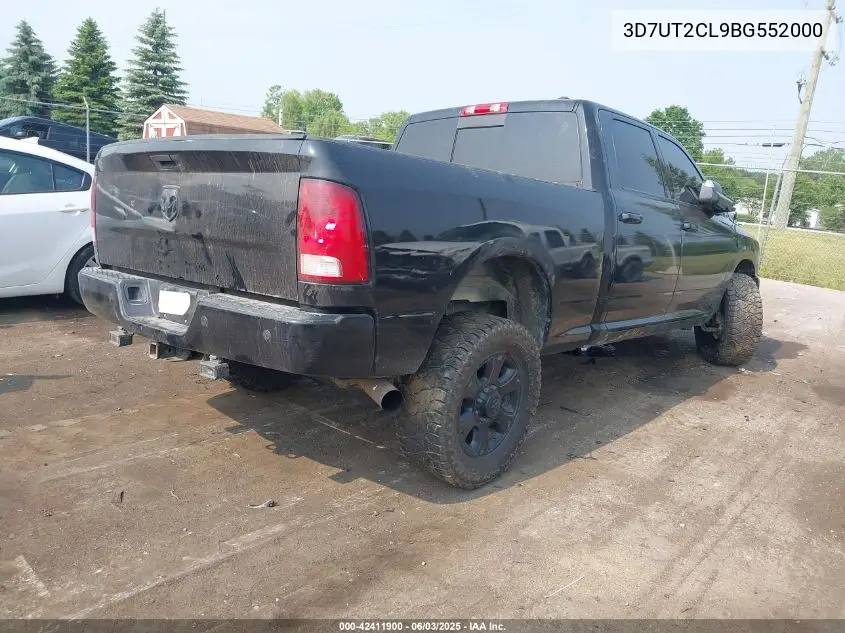 2011 Ram Ram 2500 Slt VIN: 3D7UT2CL9BG552000 Lot: 42411900