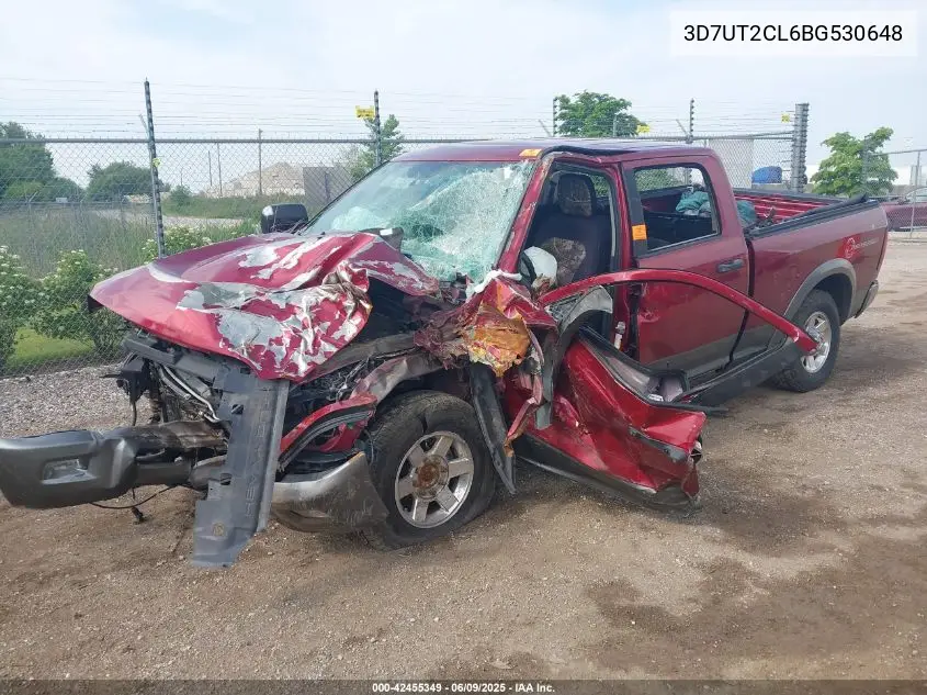 2011 Ram Ram 2500 Slt VIN: 3D7UT2CL6BG530648 Lot: 42455349