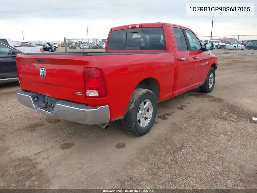 2011 Dodge Ram 1500 VIN: 1D7RB1GP9BS687065 Lot: 42613738