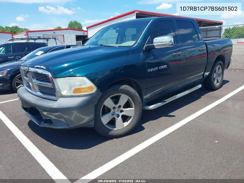 2011 Dodge Ram 1500 VIN: 1D7RB1CP7BS601502 Lot: 42646498