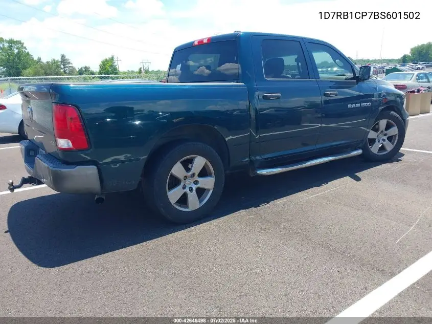 2011 Dodge Ram 1500 VIN: 1D7RB1CP7BS601502 Lot: 42646498