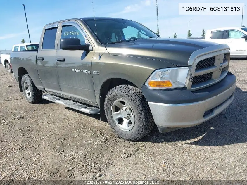 2012 Dodge Ram 1500 St VIN: 1C6RD7FT6CS131813 Lot: 12325137
