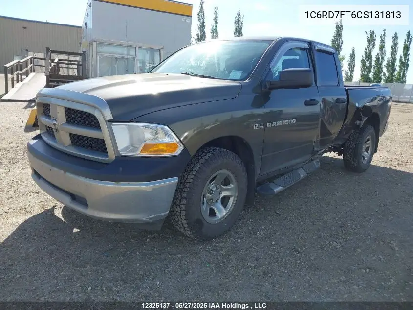 2012 Dodge Ram 1500 St VIN: 1C6RD7FT6CS131813 Lot: 12325137