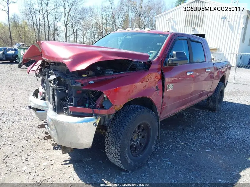 2012 Ram 2500 Slt VIN: 3C6UD5MLXCG250117 Lot: 42070263