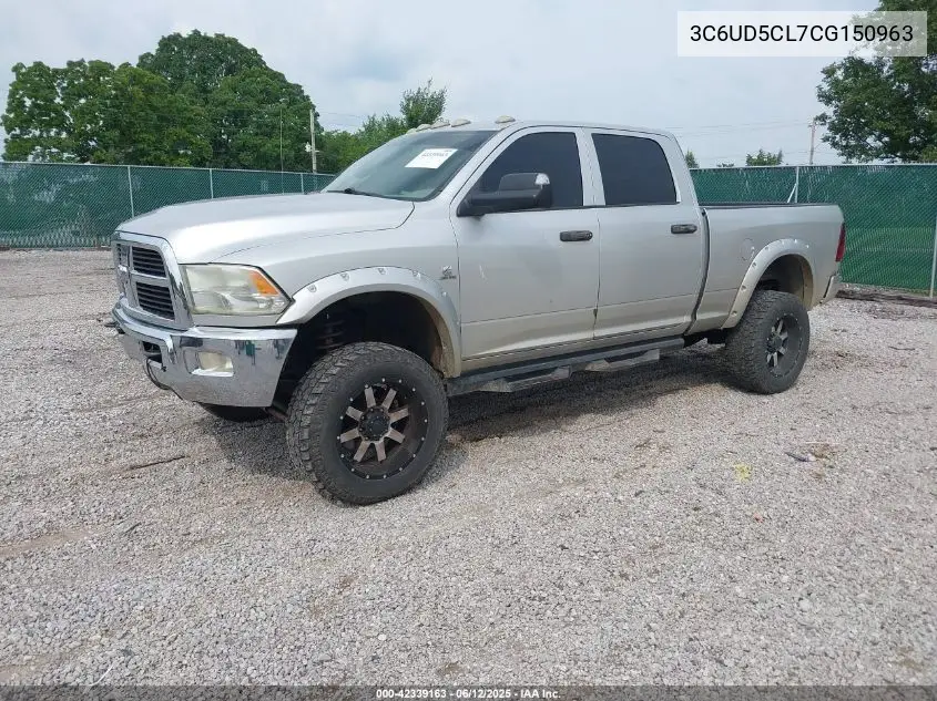 2012 Ram 2500 St VIN: 3C6UD5CL7CG150963 Lot: 42339163