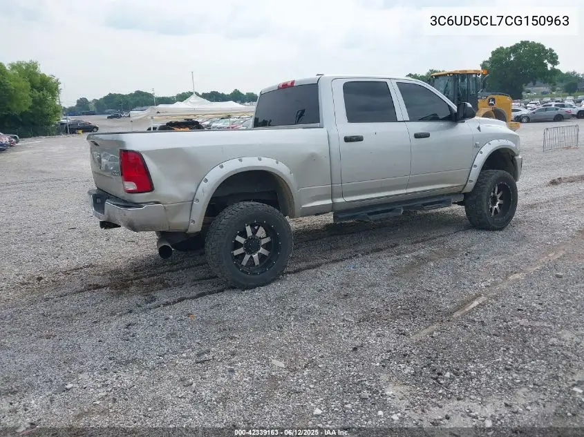 2012 Ram 2500 St VIN: 3C6UD5CL7CG150963 Lot: 42339163