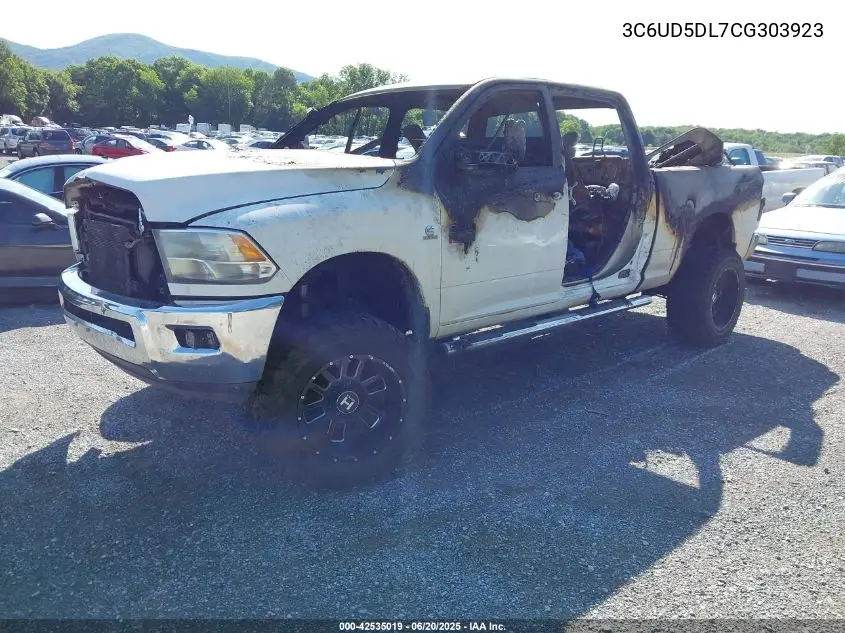 2012 Ram 2500 Slt VIN: 3C6UD5DL7CG303923 Lot: 42535019