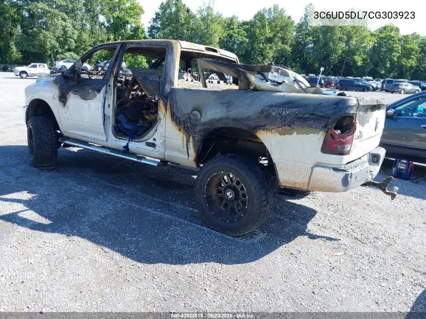 2012 Ram 2500 Slt VIN: 3C6UD5DL7CG303923 Lot: 42535019