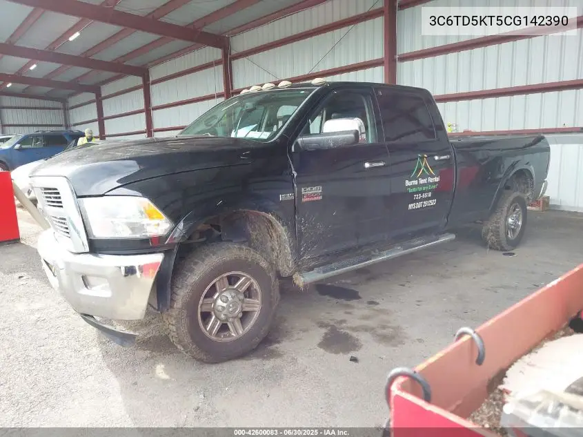 2012 Dodge Ram 2500 Laramie VIN: 3C6TD5KT5CG142390 Lot: 42600083