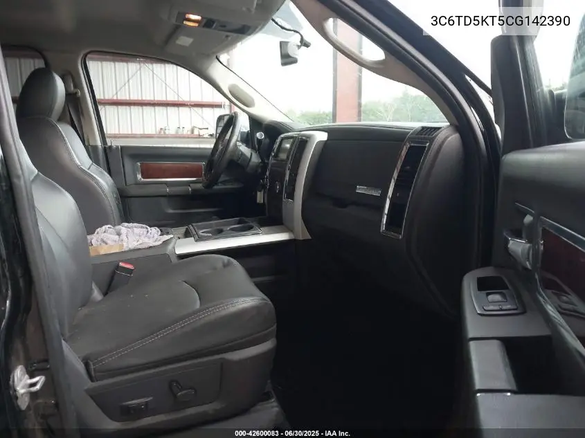 2012 Dodge Ram 2500 Laramie VIN: 3C6TD5KT5CG142390 Lot: 42600083