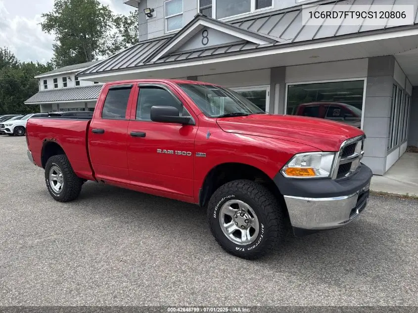 1C6RD7FT9CS120806 2012 Dodge Ram 1500 St