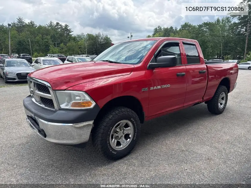 1C6RD7FT9CS120806 2012 Dodge Ram 1500 St